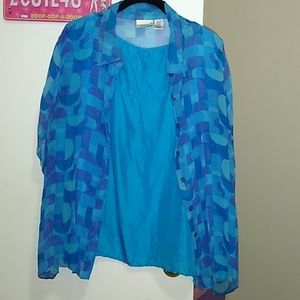 Fashion Bug silk short sleeve dress shirt